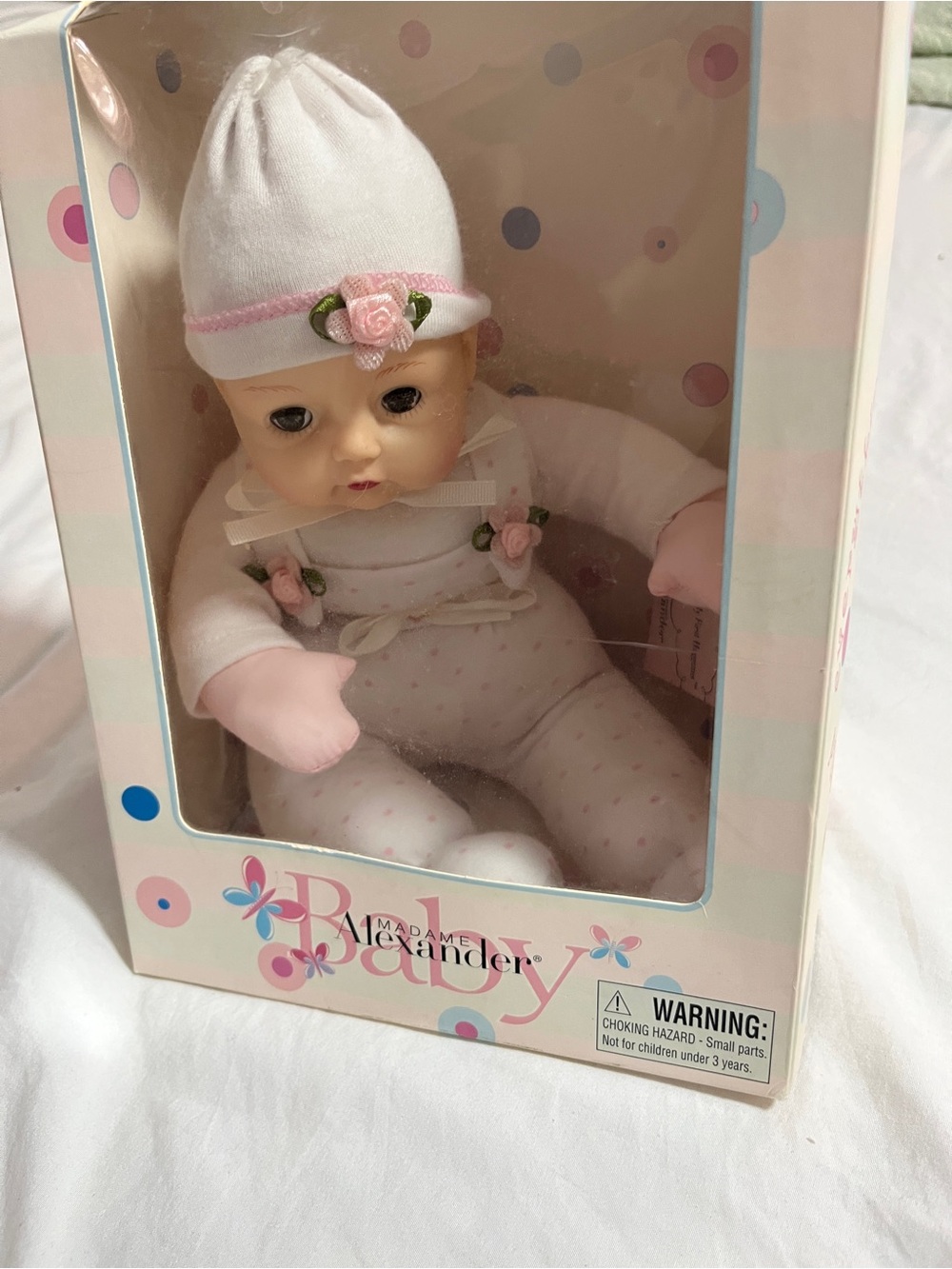 Madame Alexander My First Huggums 12in Soft Body Baby Doll w/ Outfit Hat #37218